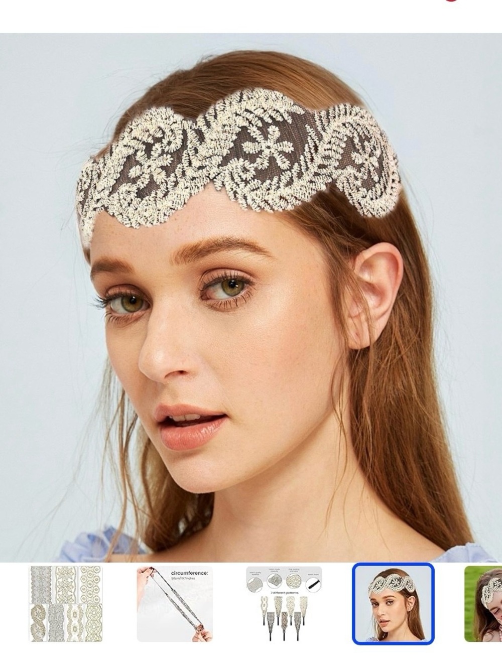 5 Pieces Lace Headbands Women Girls
Stretch Headwrap Hair Turban
Accessories